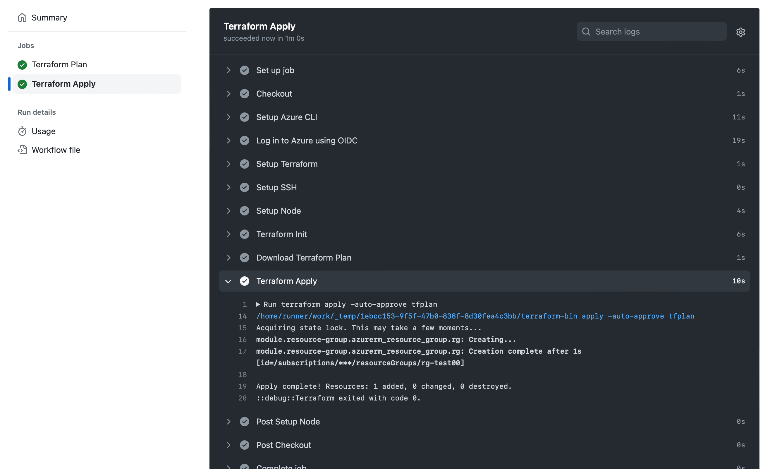 Ejecutar workflow GitHub Actions